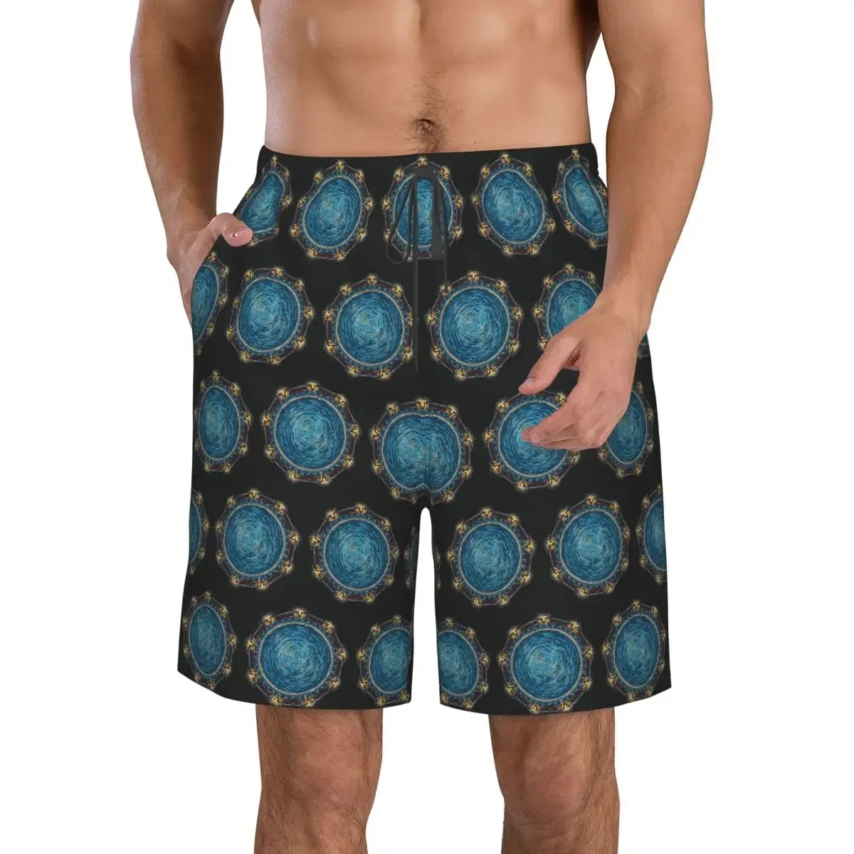 Starry G Trunks Beach Board Shorts Casual Quick Dry Swimming Summer Men Pants