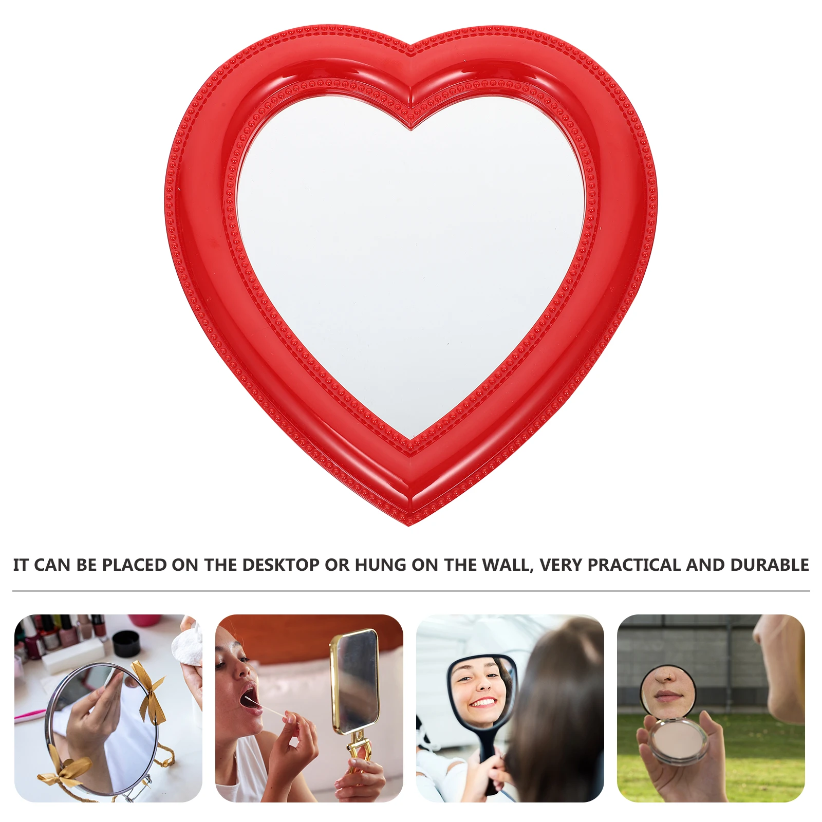 

Easy to Maintain Shaped Vanity for Compact Cute Small Pocket Desktop