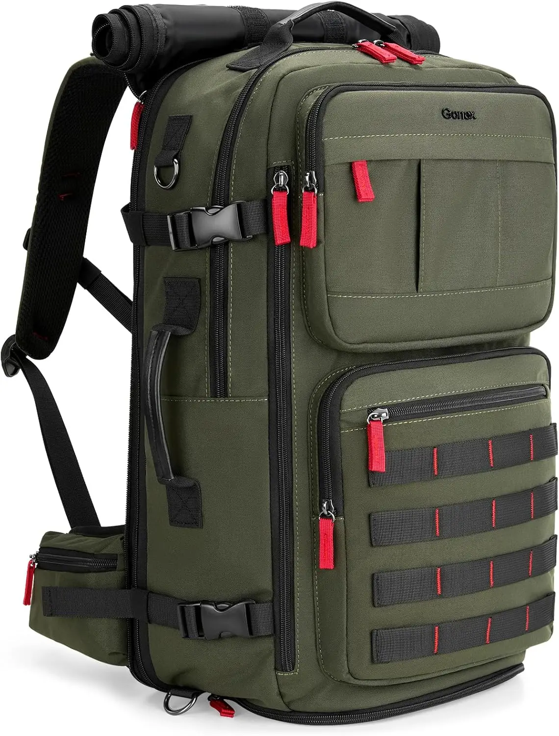 

Large Convertible Travel Backpack, 3-in-1 Duffle Bag with Expandable Storage for Work & Weekend Trips (Army Green)