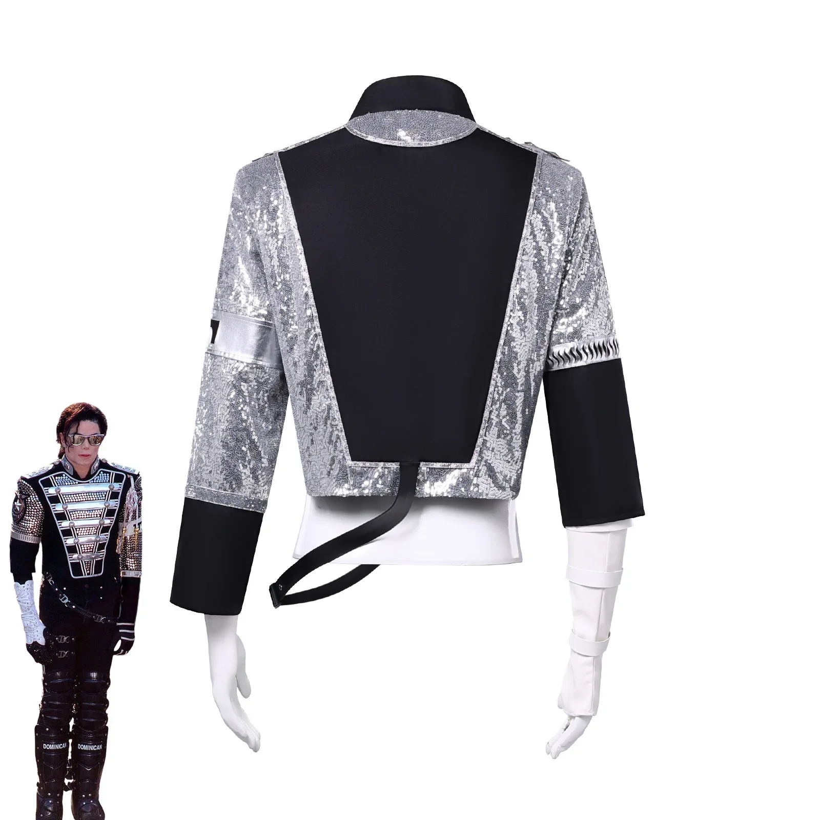 Michael Jackson Punk Germany Military Style Jacket Cool Gorgeous Teaser Outerwear Cosplay Stage Costume Collection - view 3