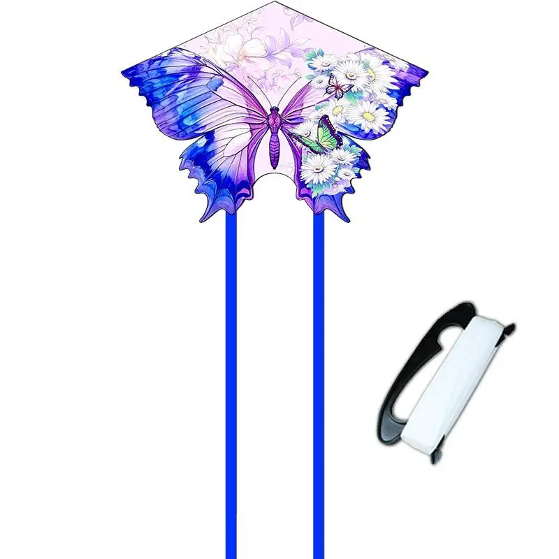 

Outdoor Large Butterfly Kite for Kids Adults Easy Flying 1 Tail Durable Design for Beach School Event