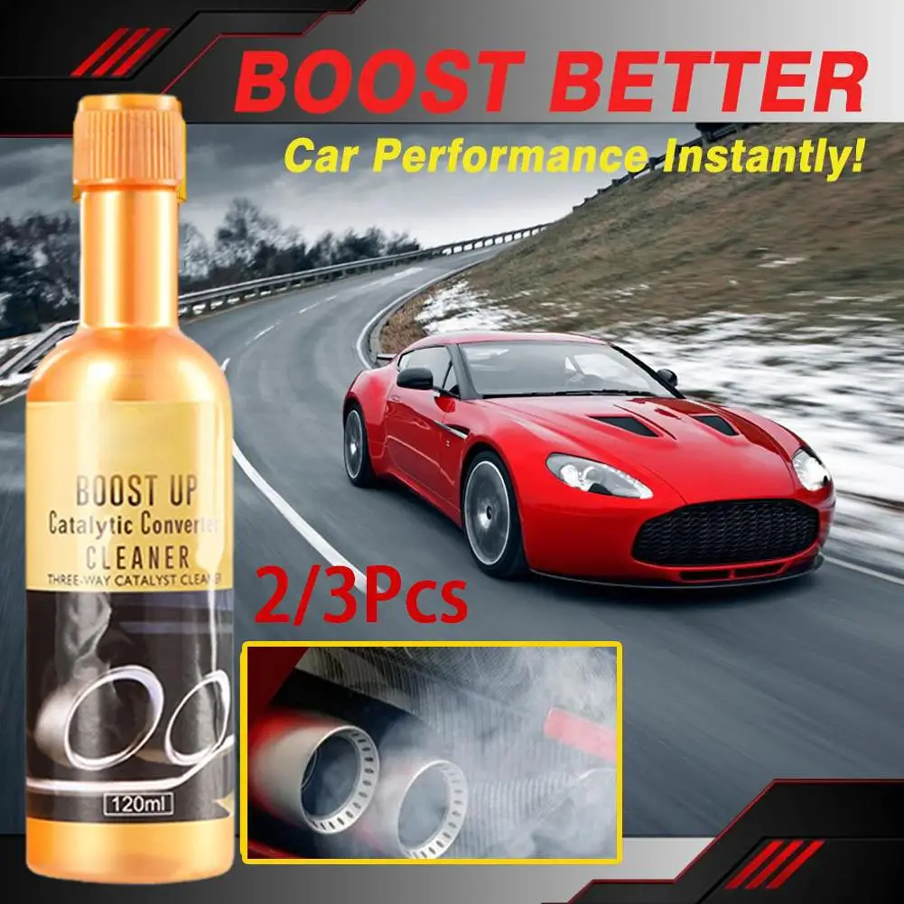 3 Pcs 120ML Car Catalytic Converter Cleaner For Automobile Engine CSV Clean Accelerators Catalysts Carbon Deposit Remove Agent