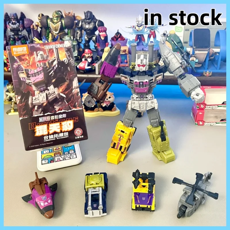 Genuine Blokees Transformers Toy Bruticus Action Figure Expansion Package Combaticons Model Assembled Movable Gift