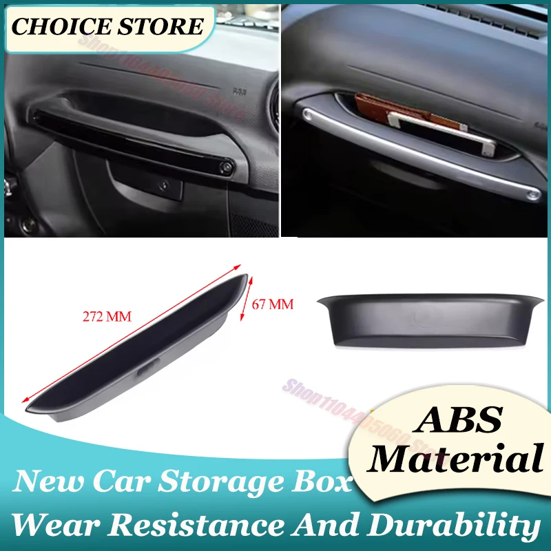For Jeep Wrangler JK JKU 2011-2018  Copilot Box Handle Stowing Tray Passenger Seat Handle Organizer Box Accessories