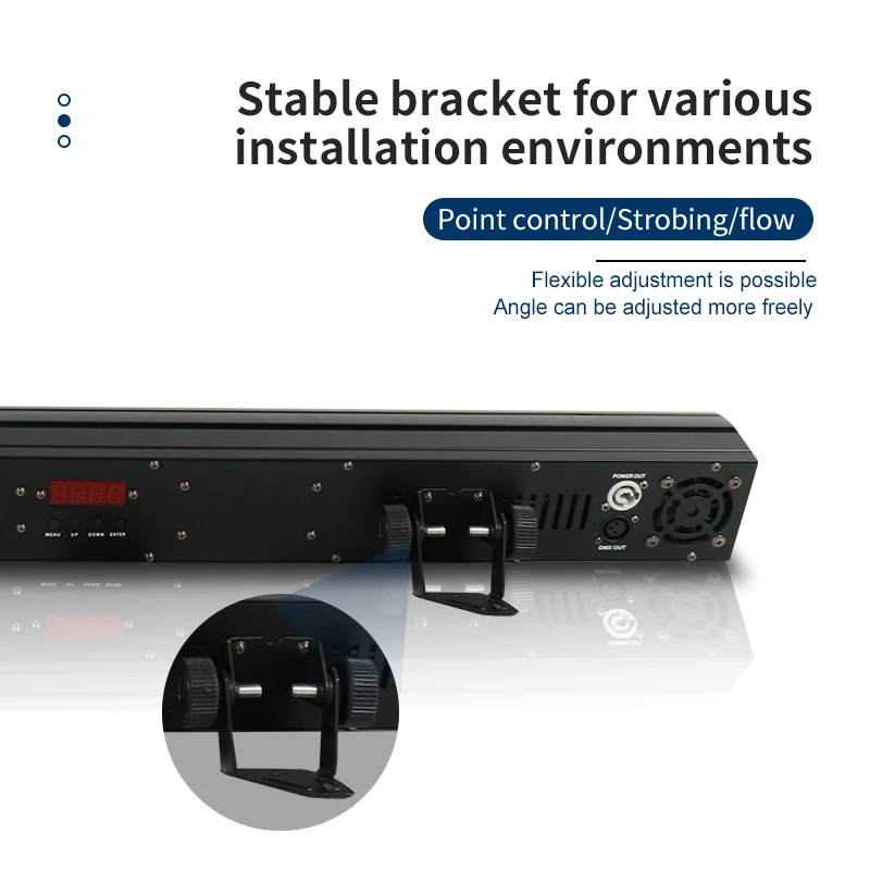 LED 18x18W RGBWA + barra UV luz de pared interior DMX línea de Control de píxeles luz de escenario DJ equipo de discoteca interior