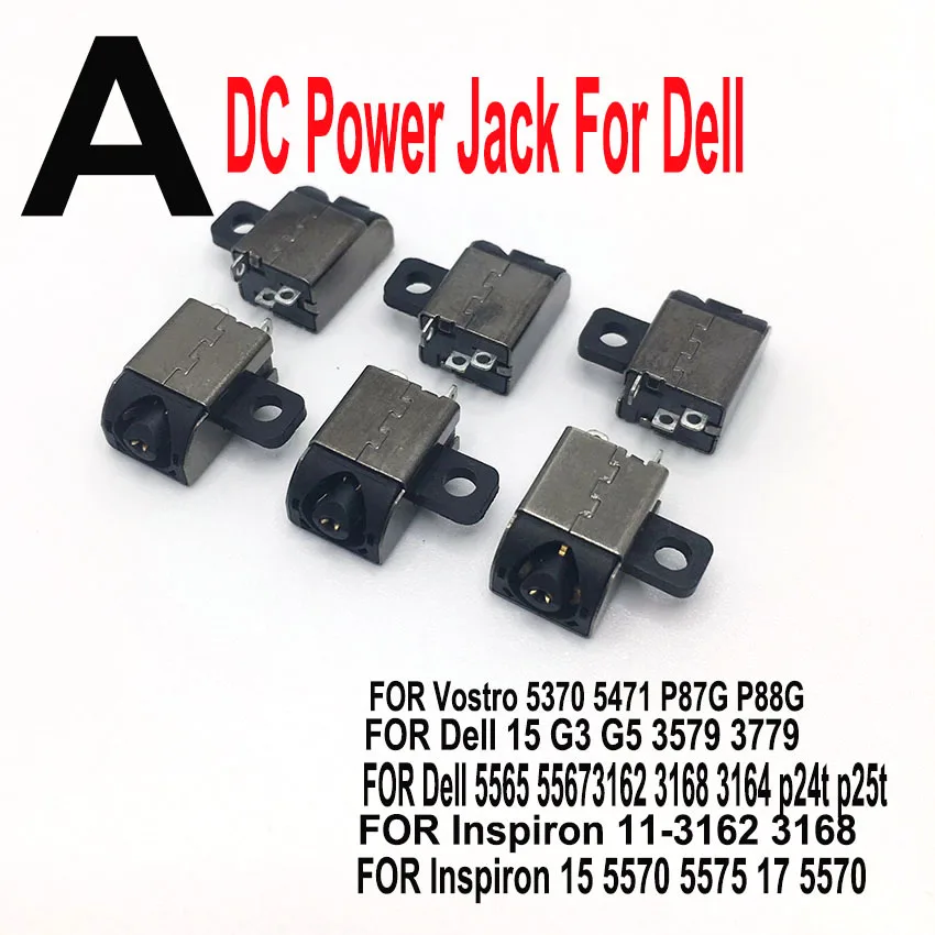 Imagem -02 - Laptop dc Power Jack Porto Plug para Dell Inspiron 11 15 3000 7568 7353 756 3148 7000 7558 Vostro 5370 5471 Conector 150 Pcs