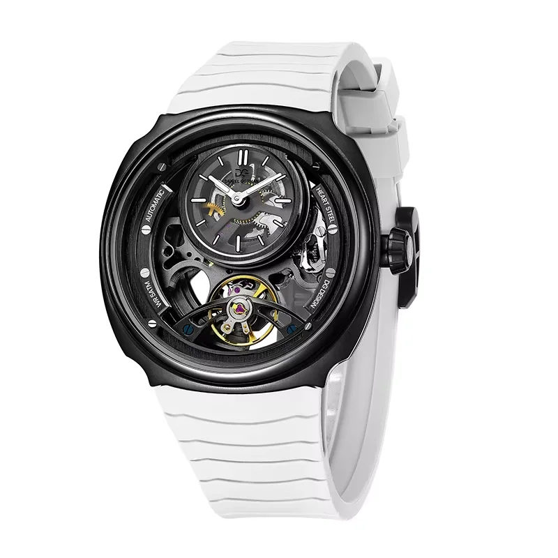 Couple Automatic Watches Luxury Skeleton Mechanical Watch Waterproof Stainless Steel Luminous Wristwatch Gorman Watches DG Brigh