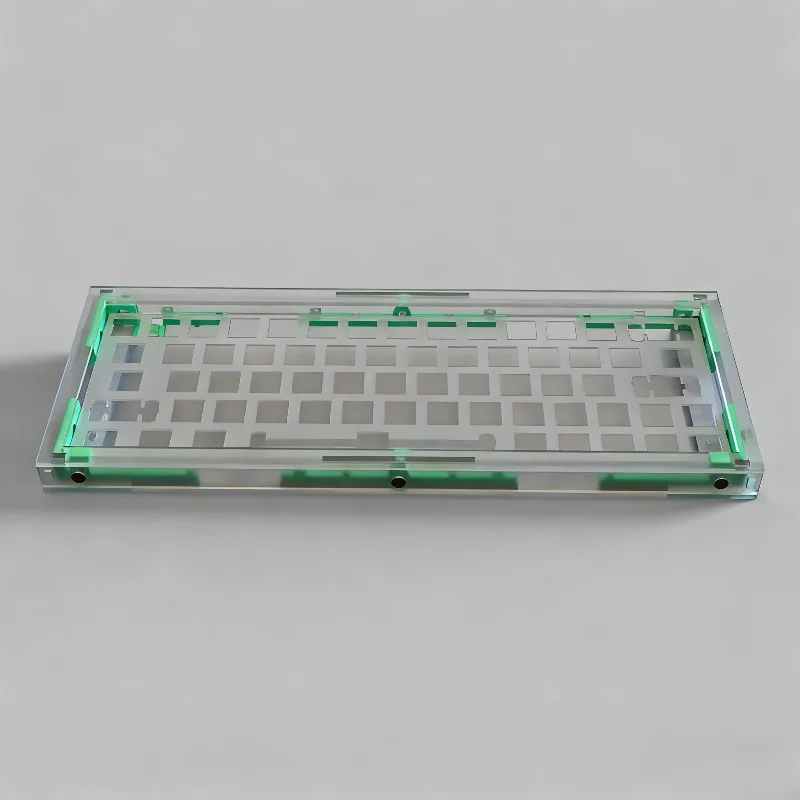 Alpha 60 lite акриловый чехол для клавиатуры с магнитным переключателем, корпус для клавиатуры, игровые аксессуары для механической клавиатуры на заказ с пластиной ПК