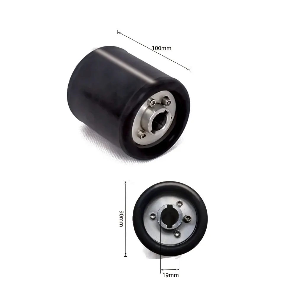 Expansie Roller Opblaasbare 90*100*19Mm Rubber Drum Polijstwiel Voor Draadtrekken Polijstmachine