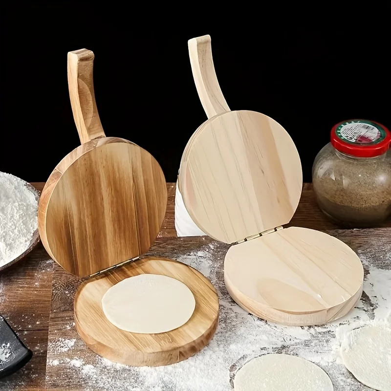 Solid Wood Fast Pressing Dumpling Skin Artifact For Household Use Including Pressed Dough Steamed Buns Rice Dumpling Skin Molds