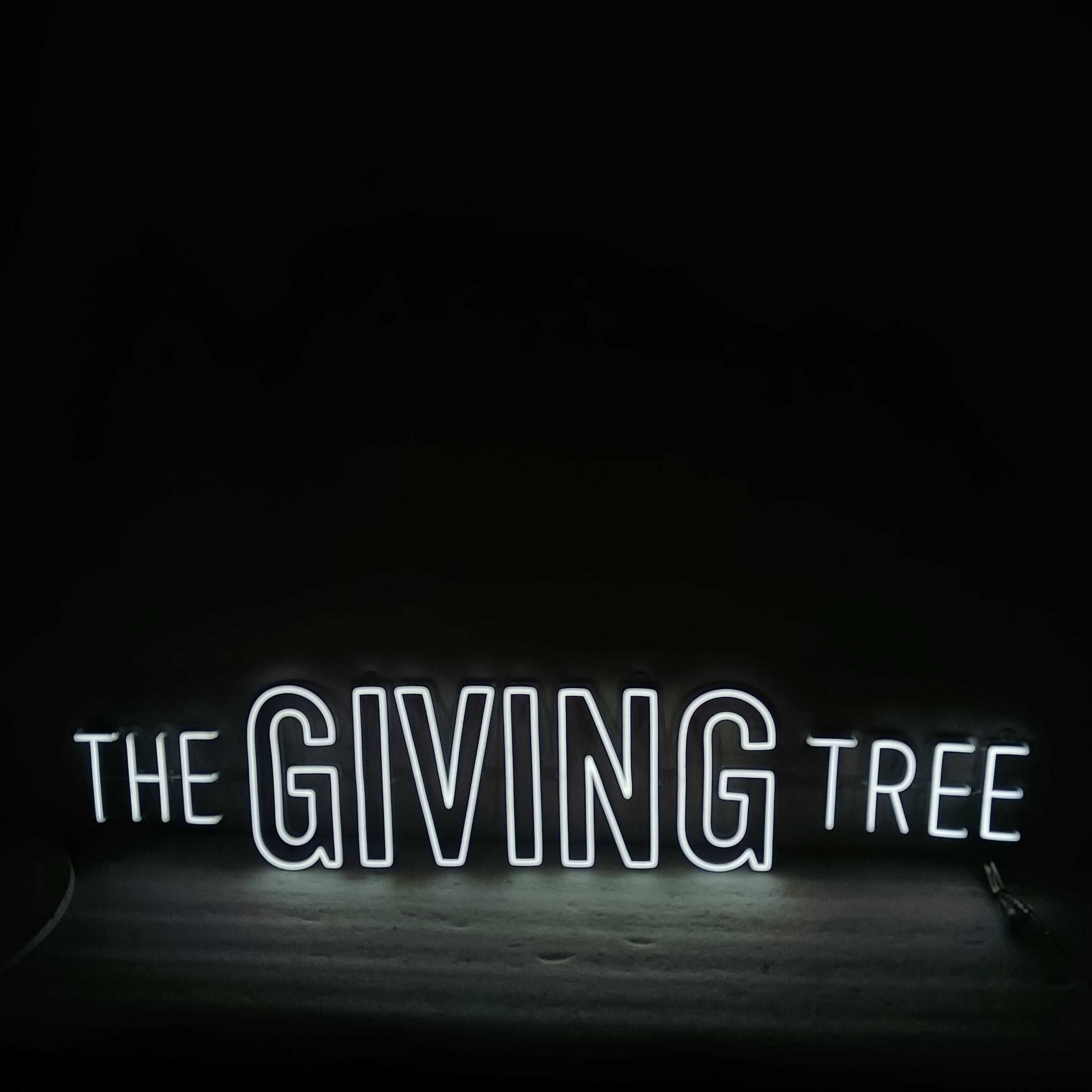 The Giving Tree Neon Sign Custom Wall Birthday Party Decoration Customized Led Neon Letters Business Logo Neon Name