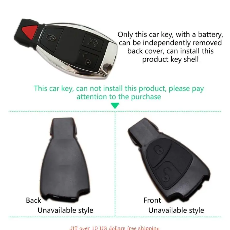 Compatible for S300 S350 E260 C200 GLK300 ML350 B200 Car Badge Rear Back Cover Key l Interior Decoration Accessories