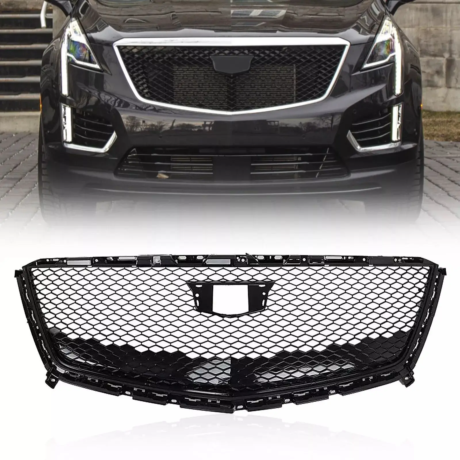 

The factory's best-selling product is suitable for the 2018 Cadillac XT5 front grille honeycomb mesh auto parts