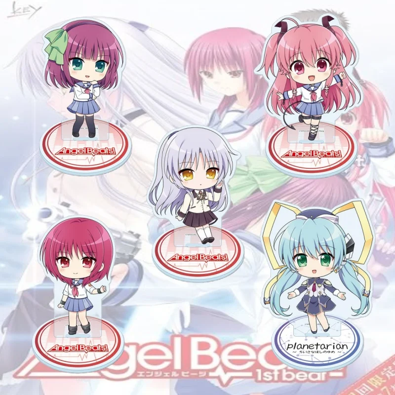 Planetarian × Angel Beats! Очаровательная акриловая подставка для фигурок 10 см, игрушка для косплея, подарок на день рождения, украшение, брелок