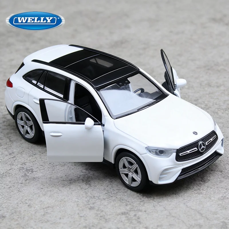 

WELLY 1:36 Модель внедорожника Mercedes-Benz GLC из сплава, литая металлическая модель автомобиля, высокодетализированная коллекционная модель внедорожника, подарок для детей