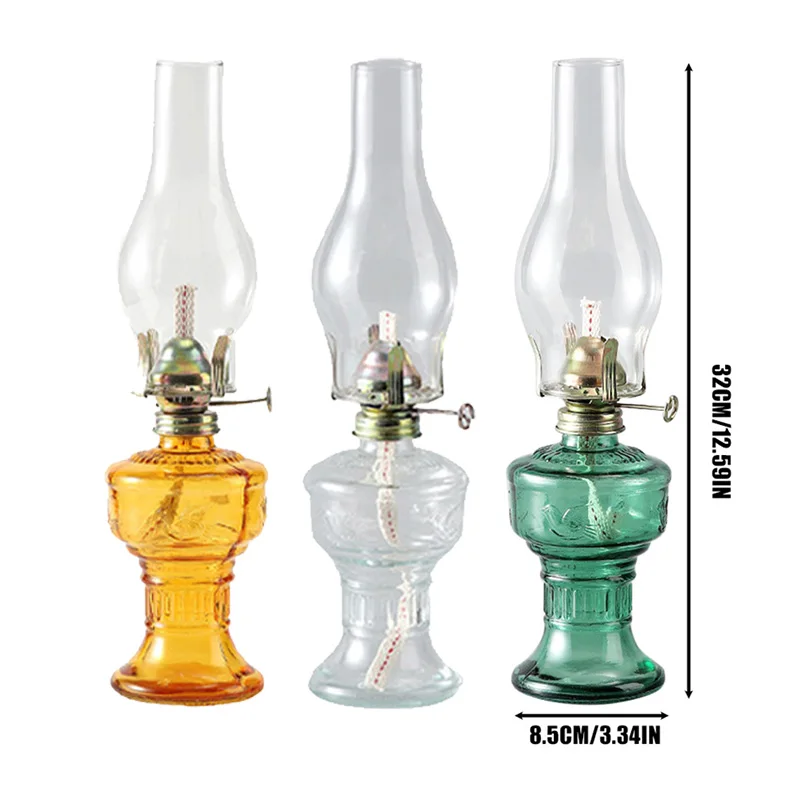 Kerosene Water Oil Lamp Diesel Table Lamps Indoor Decors Desktop Ornament Decoration For Kitchen Bedroom Living Dinner Party