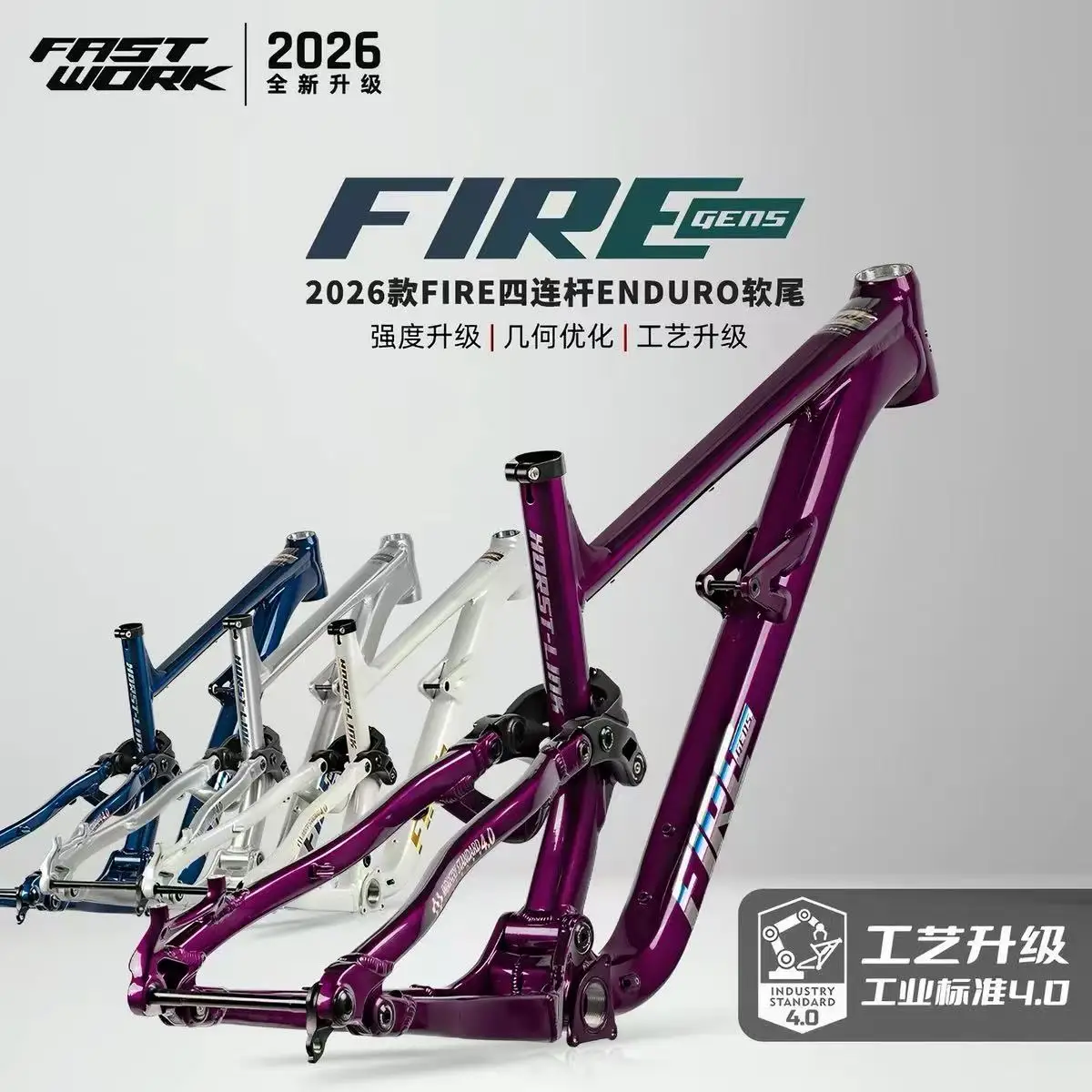 Leichter ENDURO-Rahmen Vollgefedert Softtail 27,5 29 Boost 12X148mm 4 Links MTB Hinterer Stoßdämpfer Downhill AM Enduro Rahmensets
