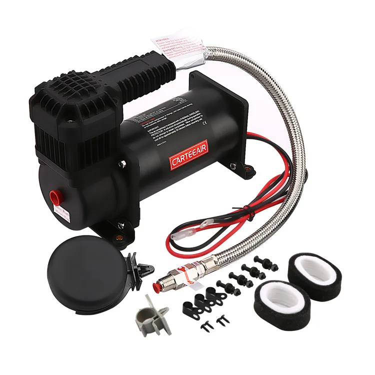 X380 quiet air compressor heavy duty air pump 12v mini suspension car  air compressor