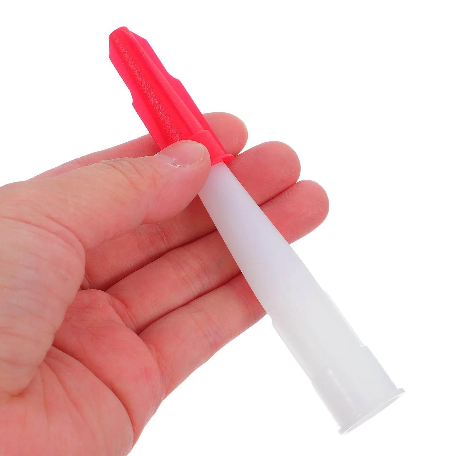 12 مجموعة السد فوهة قضيب مجموعة قابلة لإعادة الاستخدام البلاستيك موسع لتطبيق مانع التسرب السلس تمديد فوهة