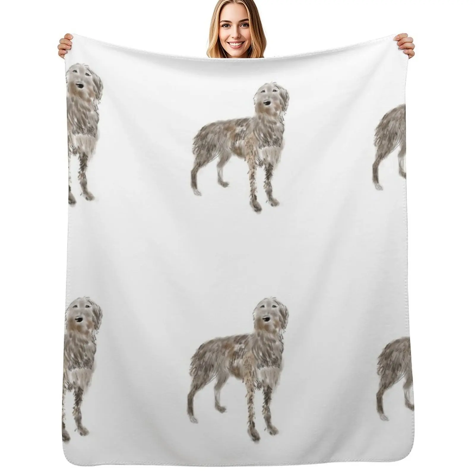 

Deerhound Throw Blanket Versatile Cozy Throw Blanket for All Occasions