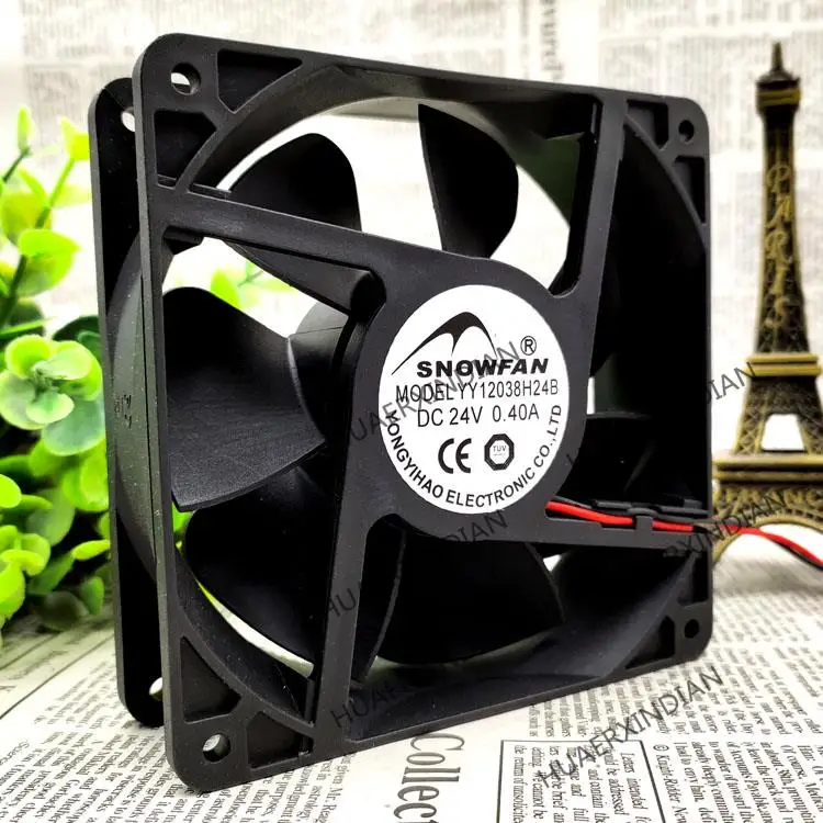 جديد 12 سنتيمتر 12038 24v 0.40A YY12038H24B التبريد مروحة الجمعية عدة