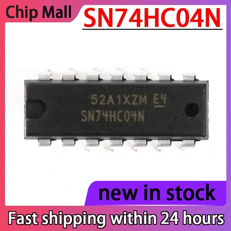 

10PCS SN74HC04N 74HC04N DIP-14 Logic Circuit Chip - Six Non Gates NEW