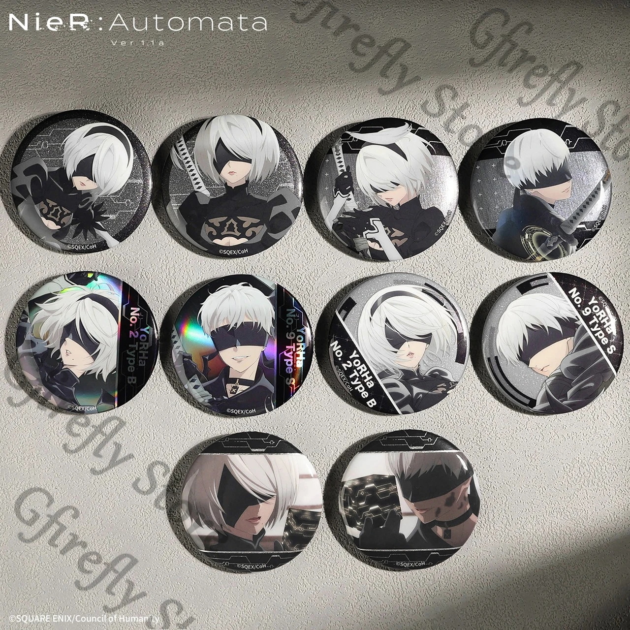 

Brooch NieR:Automata Badge Colleagues Fibula Accessories Emblem Pin YoRHa No.2 Type B Collect Anime Ambitus Gift