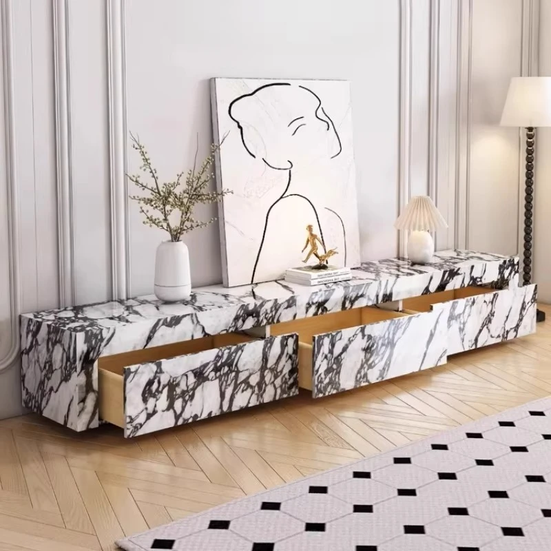 Luxury Living Room Tv Cabinet Modern Drawers Storage Universal Showcase Tv Stands Home Designer Mueble Para Televisor Furniture