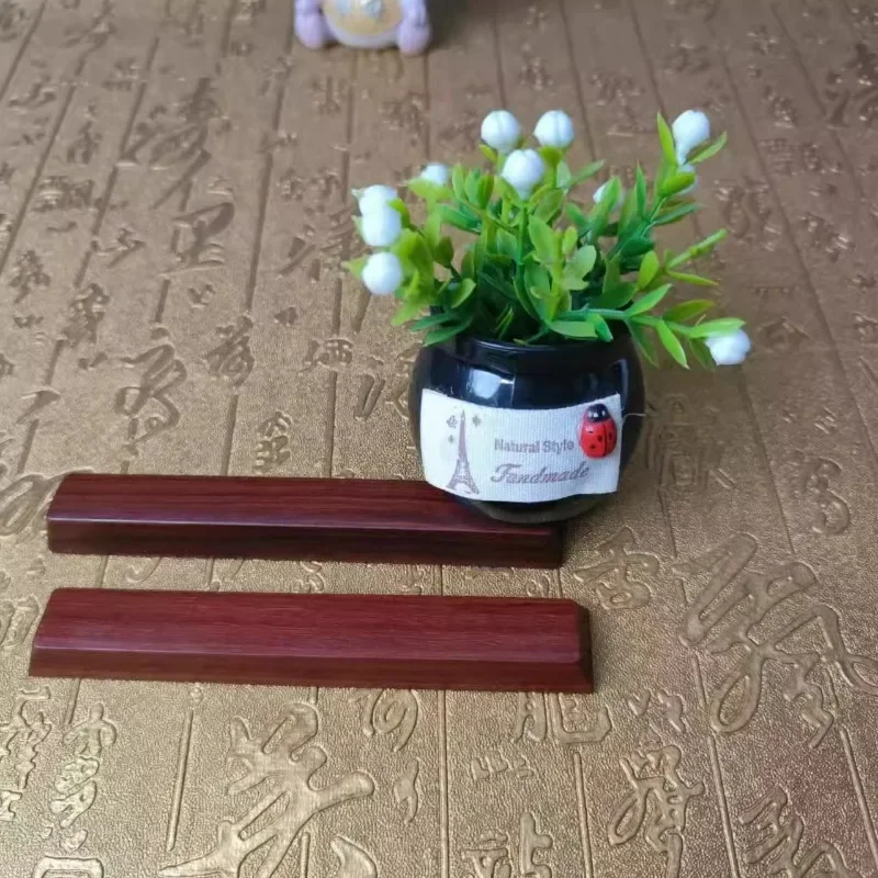 Soild Wood Keycap Custom Red Sandalwood Point Spacebar Keyboard Office Game Accessories Key Cap OEM Cherry Profile Wooden Keycap
