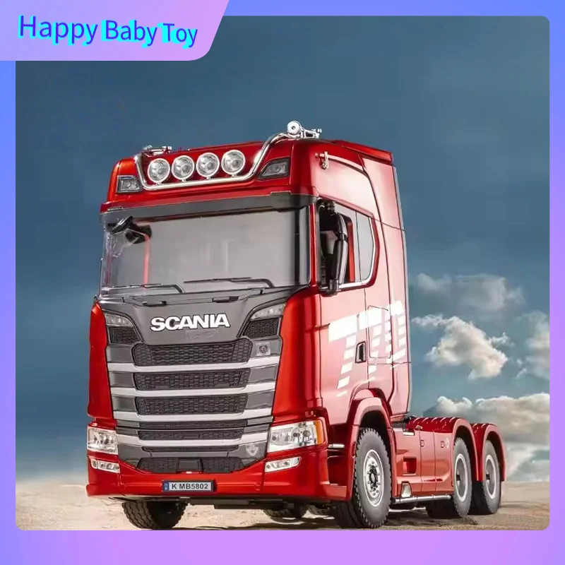 

Genuine 1:18 Remote Control Engineering Car Huina 770s Trailer Head Alloy Car Model Children'S Toy Four-Wheel Drive Ratio 501d