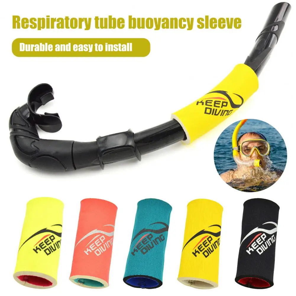 Convenient Free Snorkel Wet Tube Sleeve Lightweight Floating Sleeve Free Snorkel Floating Sleeve Diving Supplies