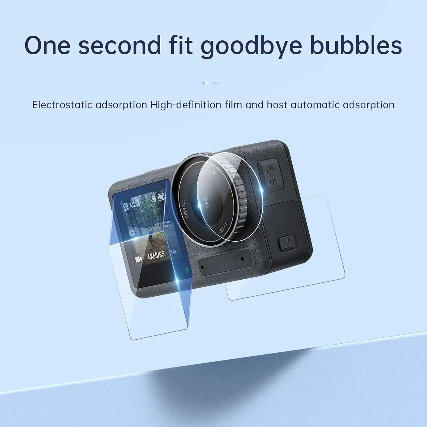 

Screen Protector for DJI Osmo Action 5 Pro Action Camera 3 Pack Tempered Glass 9H Hardness Scratch Resistant 0.3mm Ultra Thin