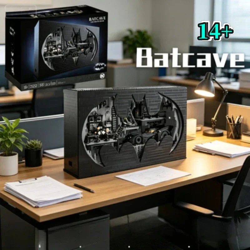 

Bandai Premium Design Detailed Model Kit Innovative 76252 Batcave Room Decor Christmas Present for compatible with LEGO bricks