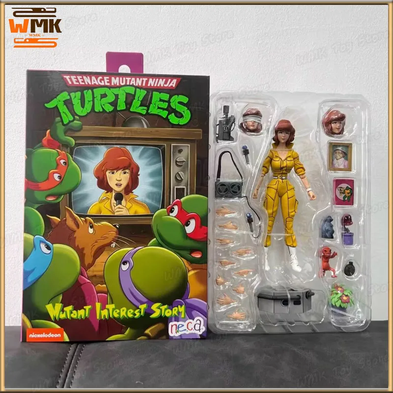 Neca 1987 Anime Figure April O'Neil Female Journalist Tmnt Action Figure Collection Model Home Ornament For Kids Birthday Gifts