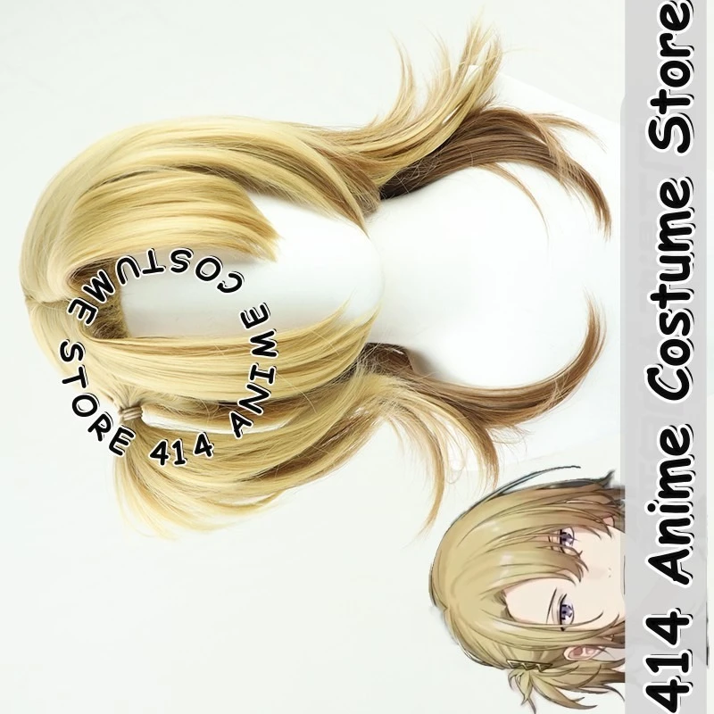 

Game & Anime Kaneshiro Luca Cosplay Wig Nijisanji VTuber New Member Heat-Resistant Fiber Synthetic Hair