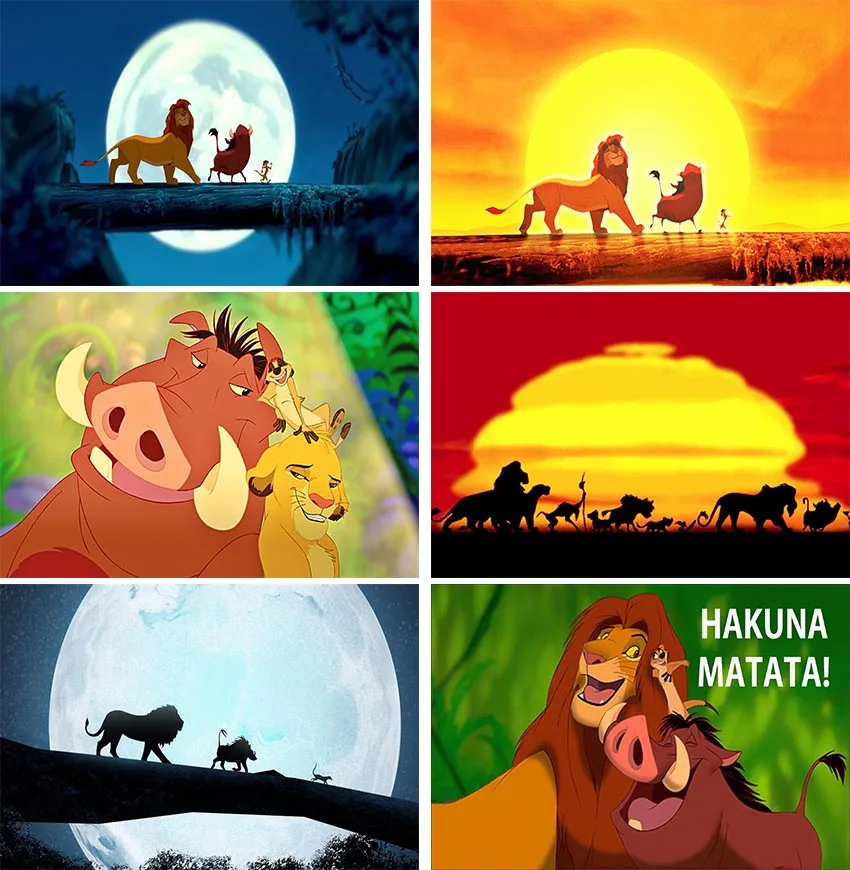 Hakuna Matata Disney The Lion King Party Backdrop Boy Birthday Party Baby Shower Photo Background Photographic Studio Props