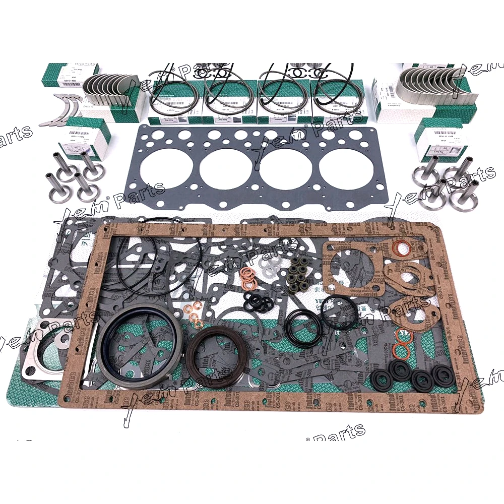 Practical PC130-8 Overhaul Rebuild Kit With Gasket Set Bearing-Valve Train For Komatsu engine part