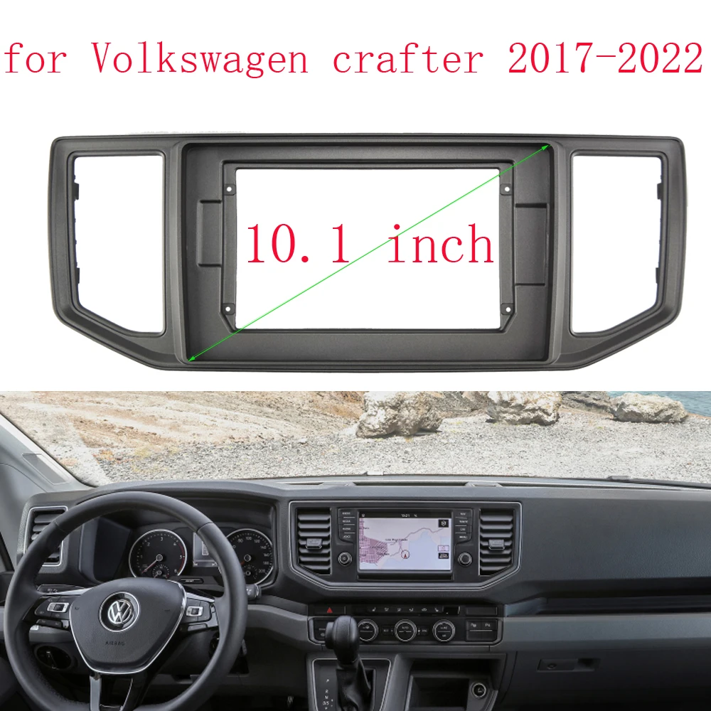 HAOCHEN 10.1 Inch For VW Volkswagen Crafter 2017+ Android Stereo Car Radio GPS MP5 Player 2Din Head Unit Navigation Fascia Frame