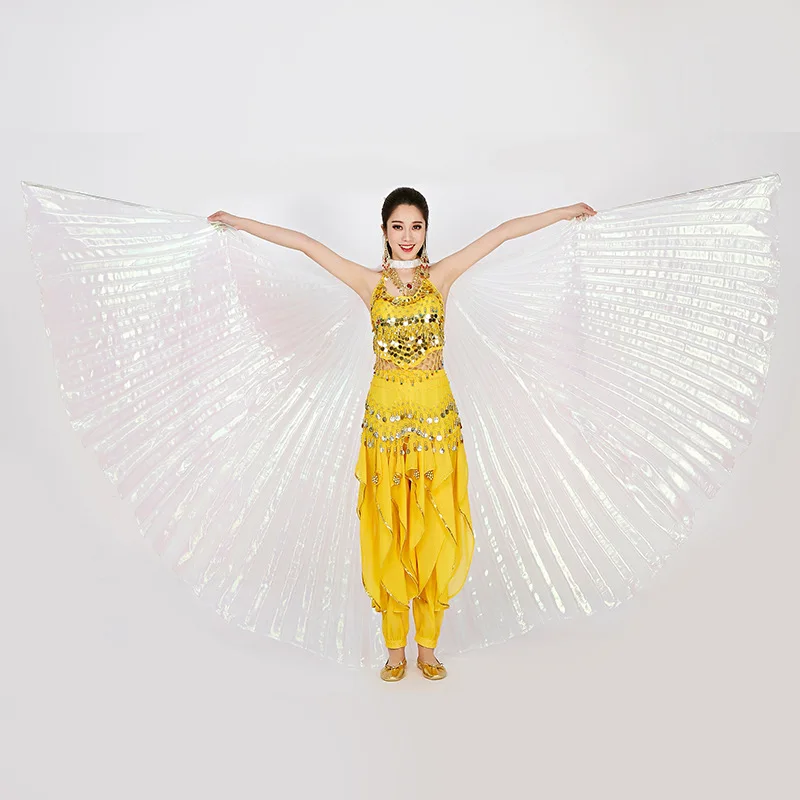 13 Colors Egypt Isis Belly Dance Wings Stage Dancing Wing Hot New Indian Dance Women Bellydance 1pc Wing For Dance Performance