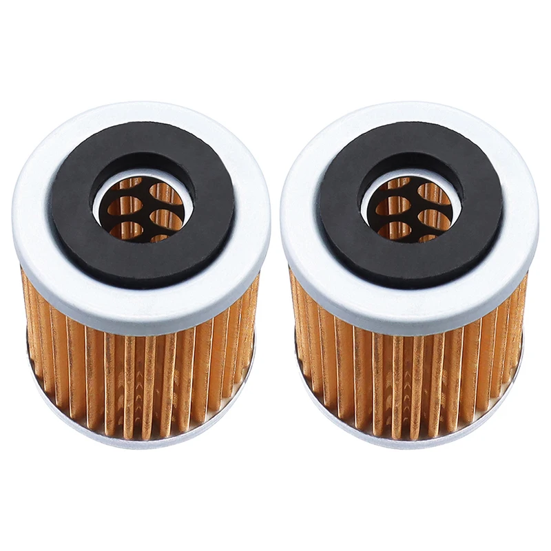 2/4/6 piezas de filtro de aceite de motocicleta para Yamaha Moto 4 YFM 200 225 Big Bear Tracker YFM 230 250 Bruin YFB250 Tri Moto YTM 200 225