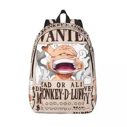 Bookbag Luffy_S New Wanted Sturdy Shoulder One Piece Luffy For Boy Girl For Gifts Snack Storage Knapsack Weekend Picnic