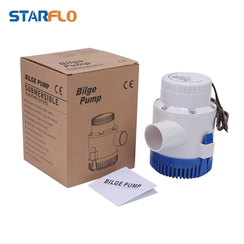 High Pressure OEM Electric Bilge Pump DC Micro Submersible Marine for Yachts & Boats