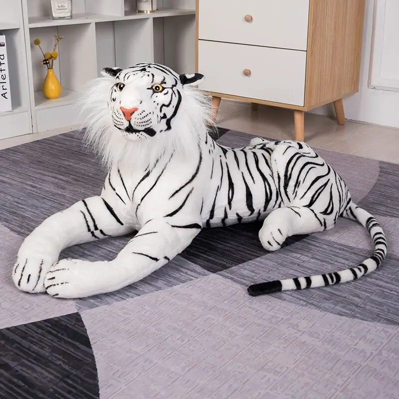 enorme 160 cm sdraiato tigre bianca peluche incline cuscino per bambola tigre, regalo di compleanno t8875