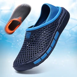 Sandali da piscina da uomo scarpe da spiaggia estive all'aperto da uomo Slip on zoccoli da giardino pantofole Casual per doccia con acqua Zapatos Unisex