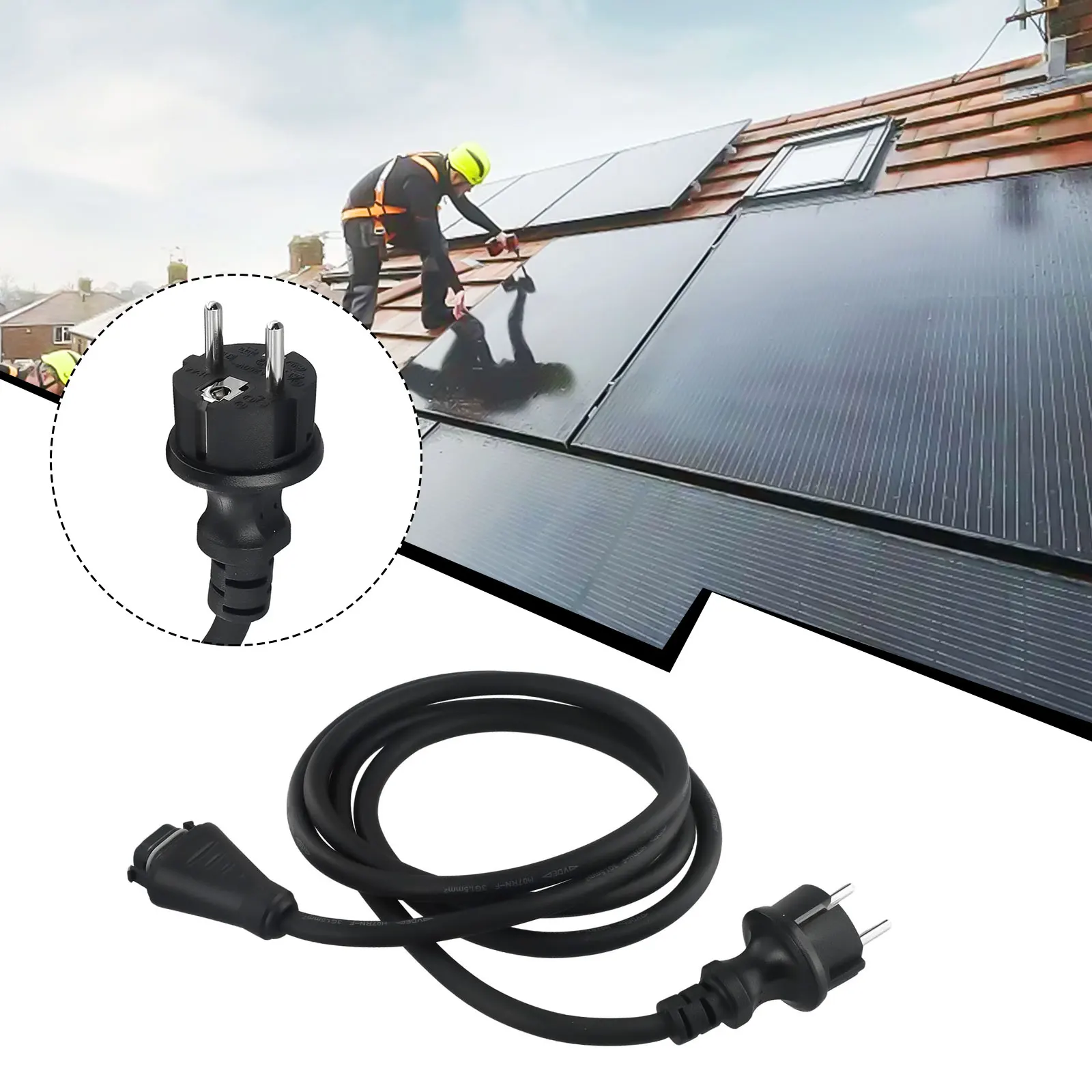 1 pz Cavo Con Connettore di Campo H07RN-F 3x1.5mm Per Hoymiles Cavo di Collegamento HMS Connettore di Campo Plug & Play Adattatore Fotovoltaico Clable