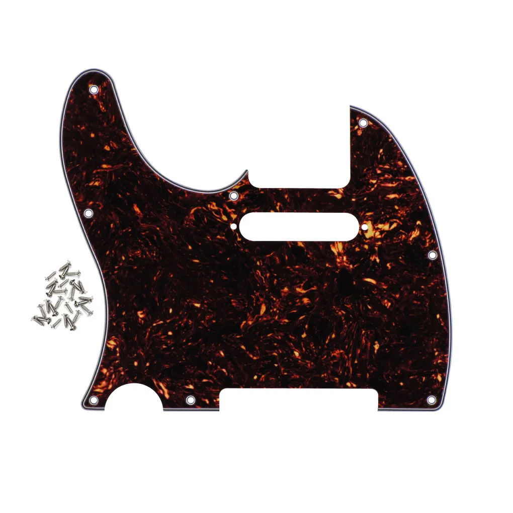 FLEOR Left Handed TL Pickguard Pick Guard Guitar Scratch Plate & Screws for TL Style Guitar Parts,8 Colors Choose