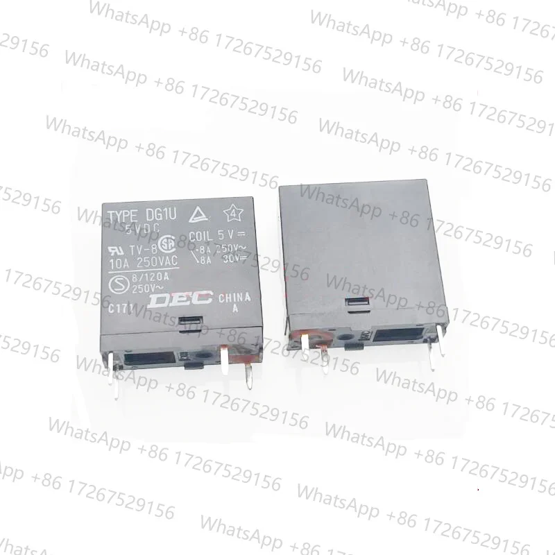 Applicable toHOT NEW TYPE DG1U TYPEDG1U 5VDC DC5V 5V 10A relay 4PIN
