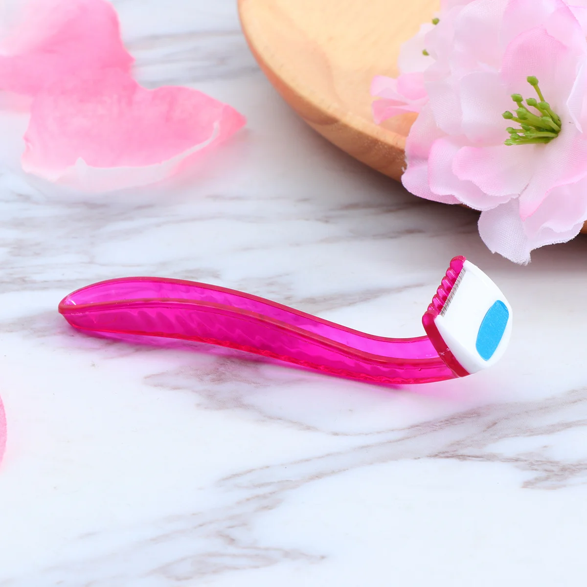 ماكينة حلاقة بيكيني محمولة شفرة فولاذية غير قابلة للصدأ للشعر للنساء ماكينة حلاقة مقاومة للماء للإبط أداة تهذيب الجسم بيكيني المتقلب #1