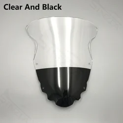 For KLR650 KLR 650 2008-2015 Motorcycle Windshield Windscreens Wind Deflectors Front Glass Gray 2009 2010 2011 2012