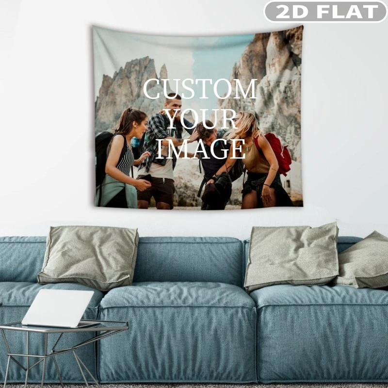 1pc Custom 2D FLAT Tapestry, Polyester Hanging Backdrop Banner, Ideal for Room Living Room Bedroom Wall Decorations